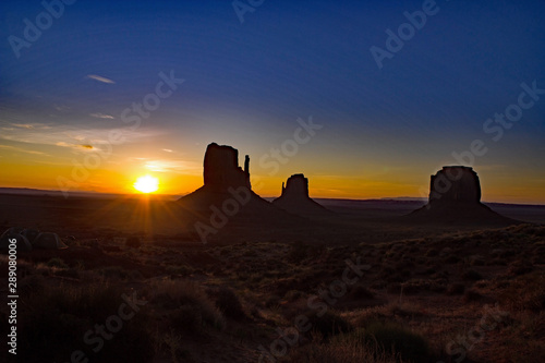 Sunset at Monument Valley - USA
