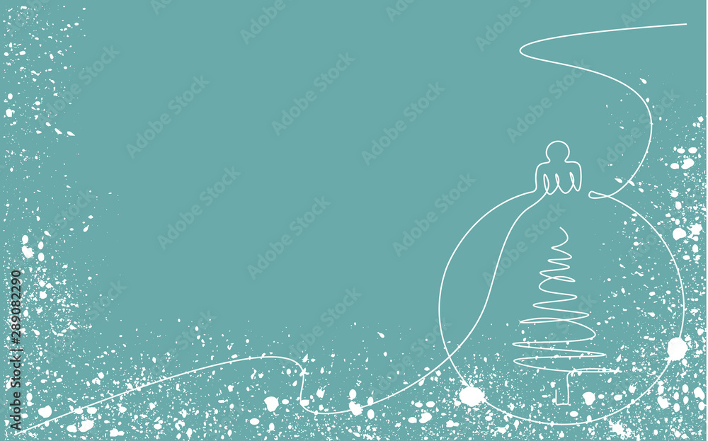 Christmas blue design, vector illustration Christmas blue design, vector illustration
