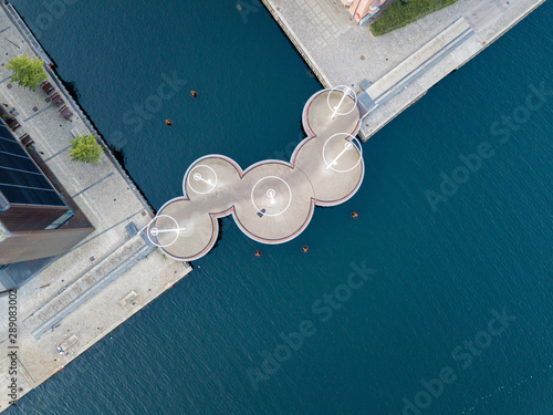 Fototapeta Koło most w Kopenhadze, Dania