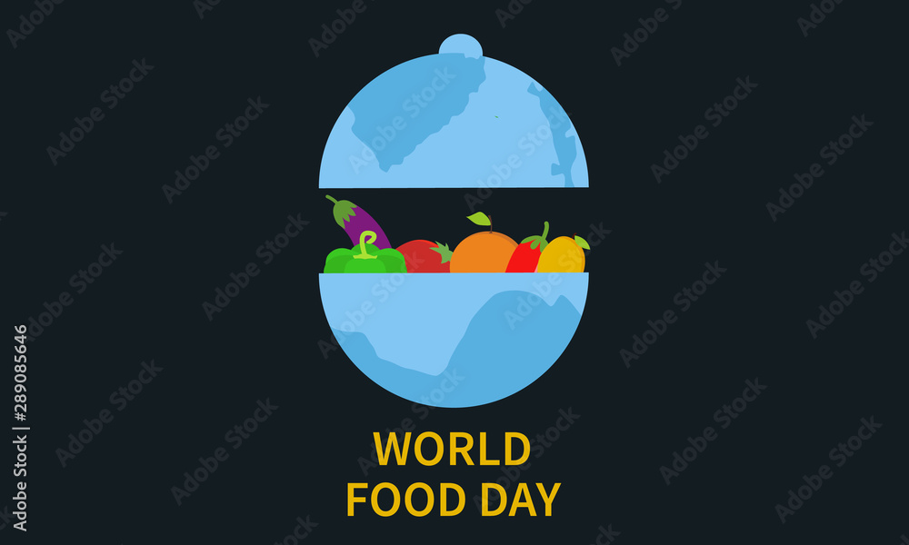 Obraz premium World Food Day Celebration banner 