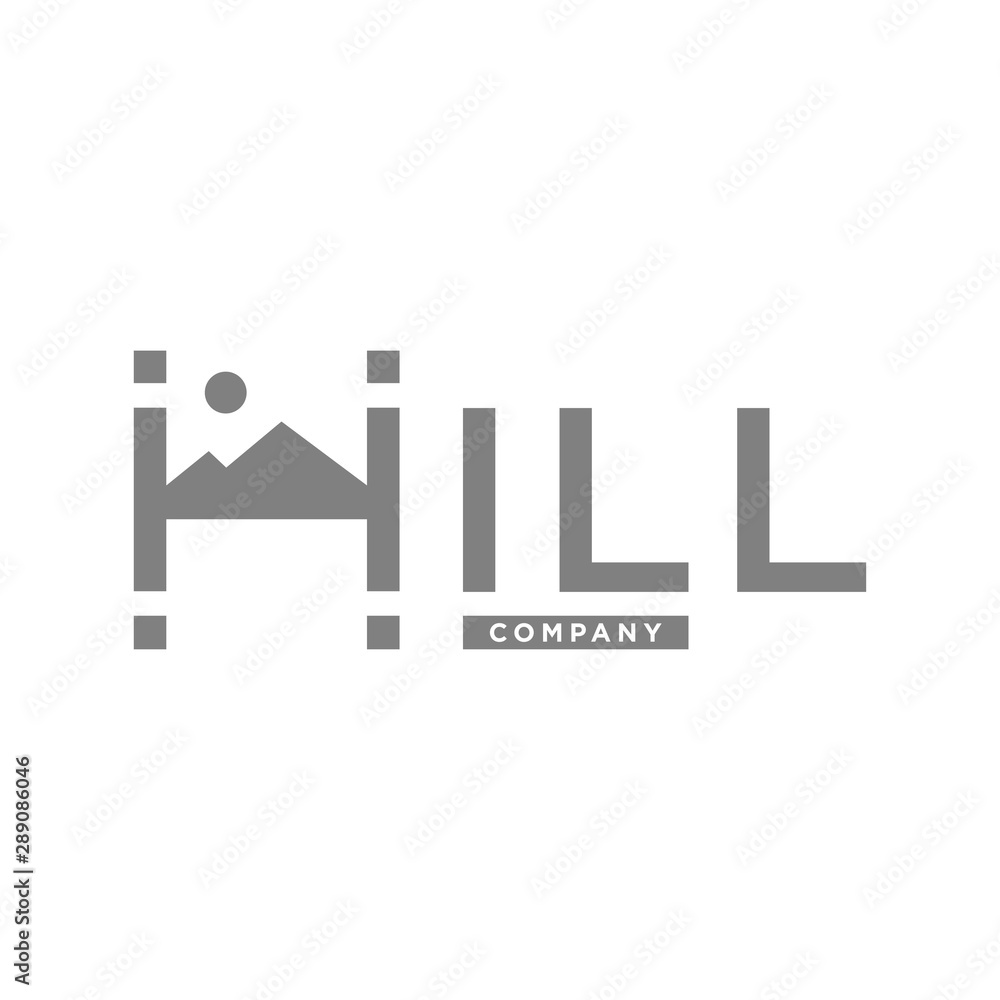 Hill View Landscapes or Film or Movie Logo Design Vector Hill View Landscapes or Film or Movie Logo Design Vector