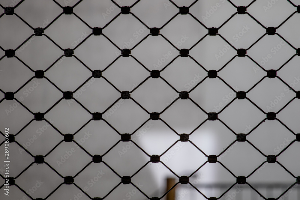 Fototapeta premium Black metal grill