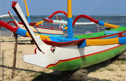 Fototapeta Naklejka Na Ścianę i Meble -  Bali boats