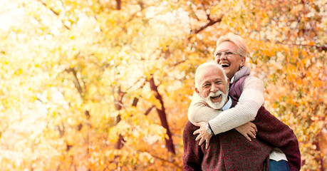 Happy senior couple