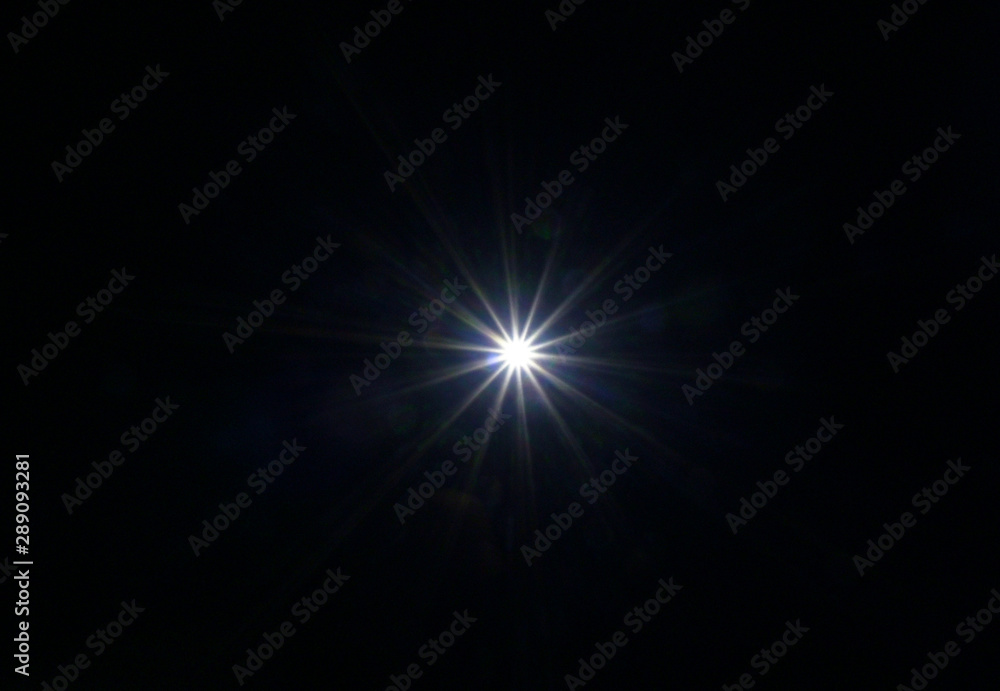 Flash light ray Black background using Layers mode Screen