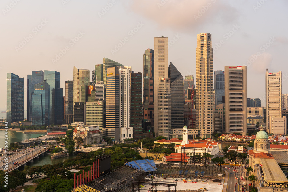 Obraz premium Singapore skyscrapers