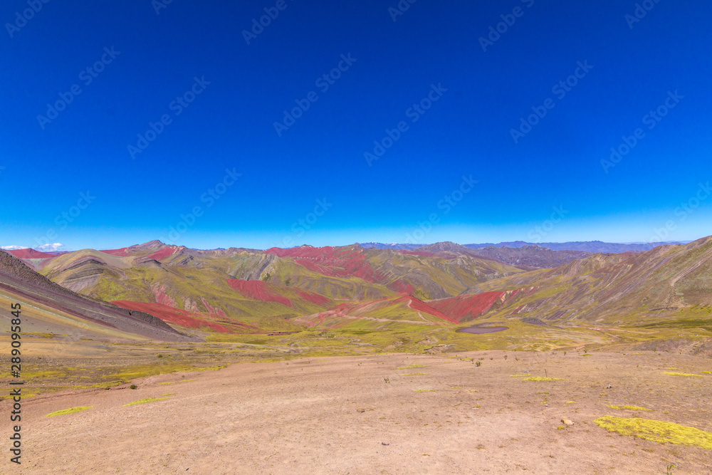 Fototapeta premium Rainbow Mountain Mountains of the 7 colors, Peru.