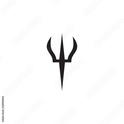 Trident logo design inspiration vector template