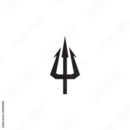 Trident logo design inspiration vector template