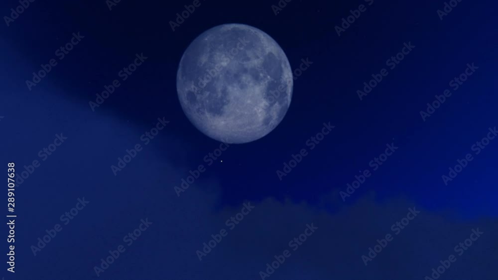 Timelapse sunrise, phases of the moon Timelapse sunrise, phases of the moon