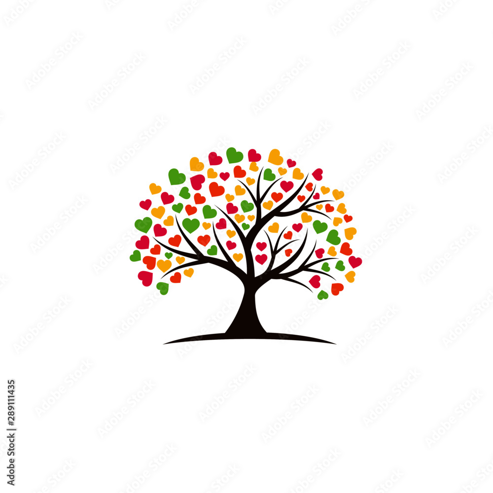 Tree vector icon. logo design elements.