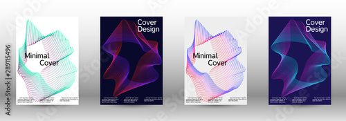 Cover design template set 
