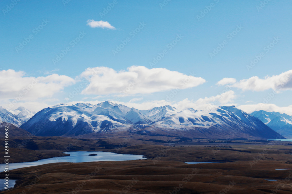 Mountain lake view Mountain lake view
