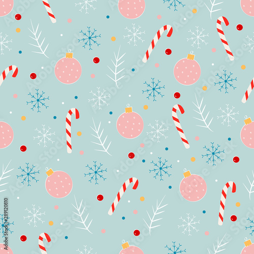 Christmas seamless pattern . Holidays background