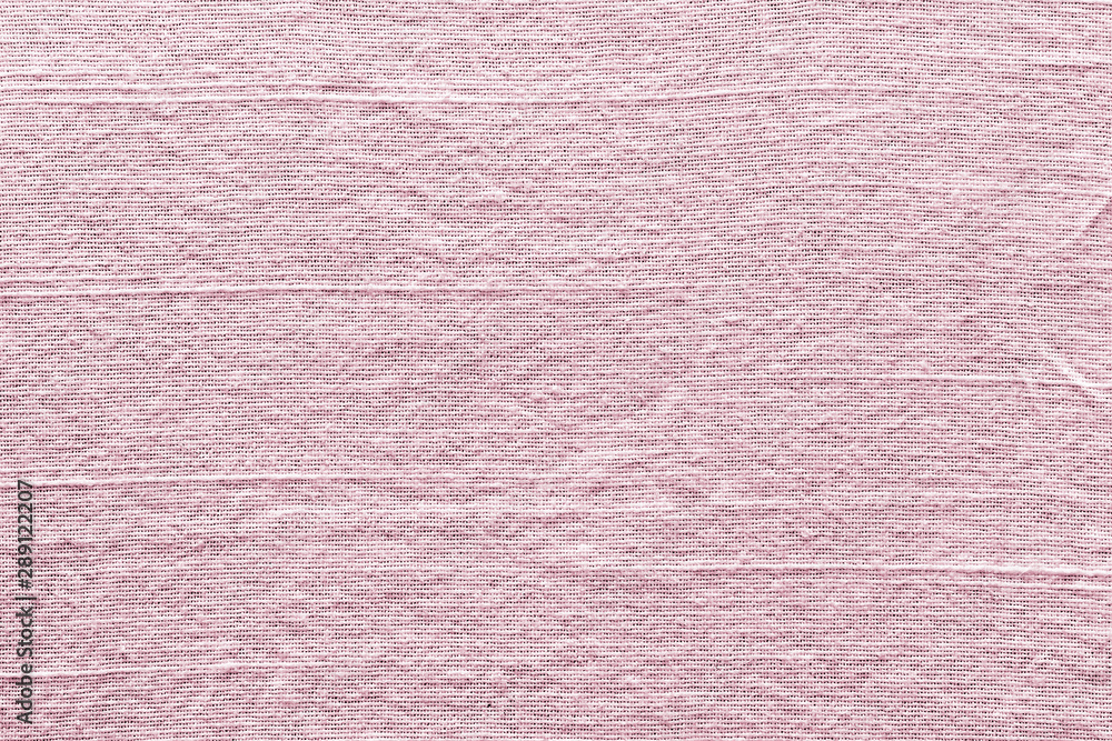 Fototapeta premium Natural pink mulberry paper texture background, handmade fibrous paper with horizontal creases and soft pastel rose tone