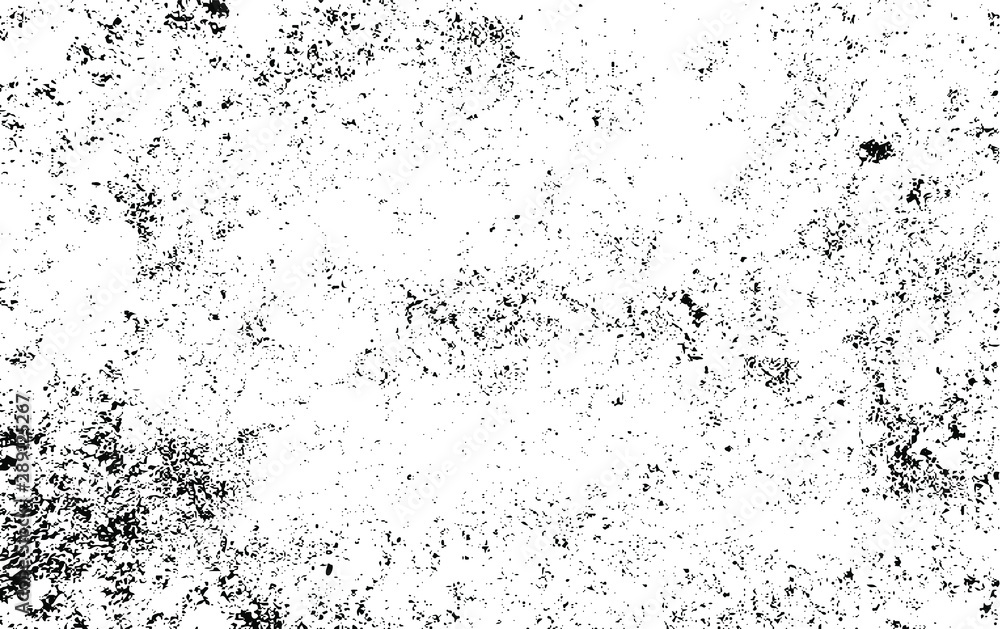 Aged wall texture. Grainy messy overlay of empty, aging, scratched wall. Grunge rough dirty background. Vector Illustration. Black isolated on white background. EPS10.