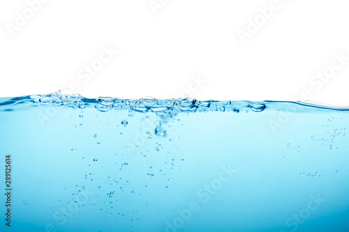 surface of the soft water and water splash