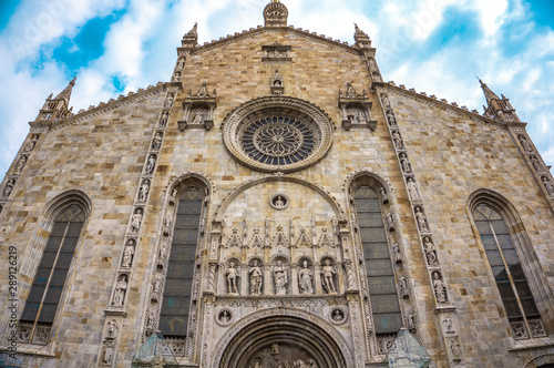 Exterior view of Como Cathedral (Duomo di Como)