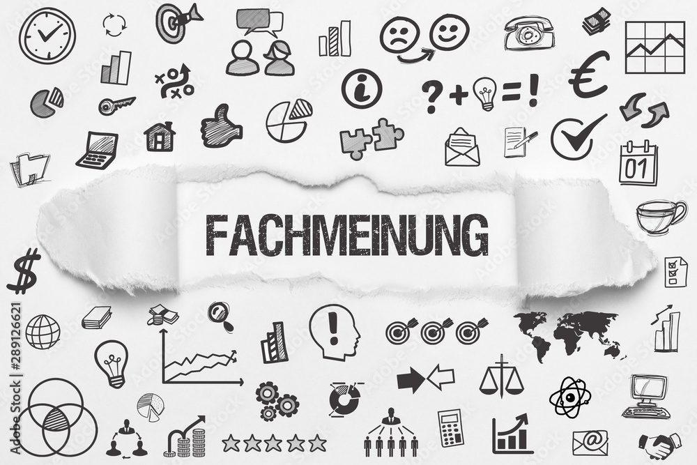 Naklejka premium Fachmeinung