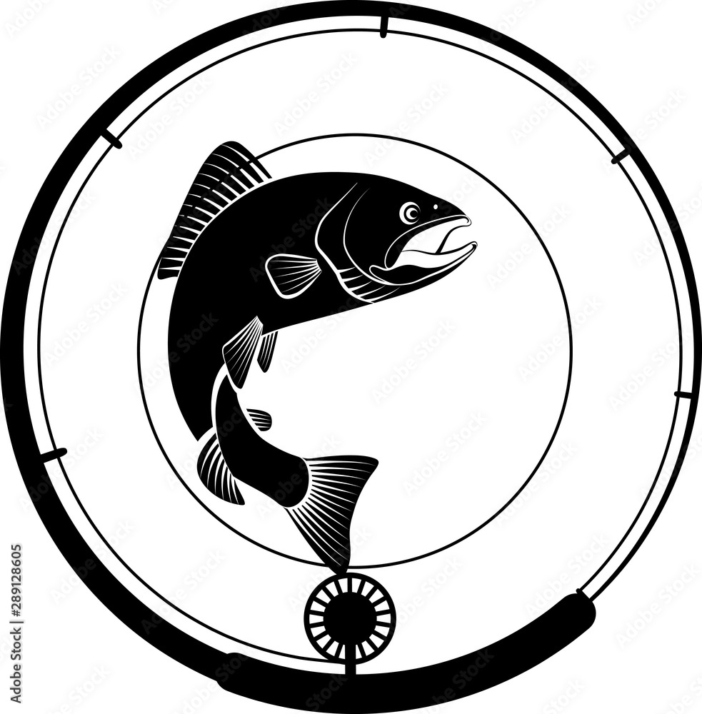 Hunting fishing badge」的照片和圖片