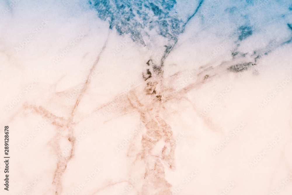 Obraz premium Abstract color toned blue and pink marble background