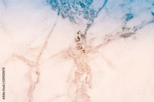 Abstract color toned blue and pink marble background