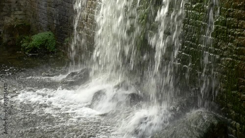 Wallpaper Mural  A Beautiful Waterfall At Newstead Abbey On A Winters Day Torontodigital.ca