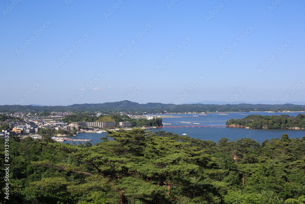 The scenery of Matsushima in Miyagi Prefecture, Japan