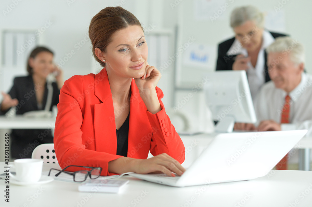 Portrait of group of successful business people Portrait of group of successful business people