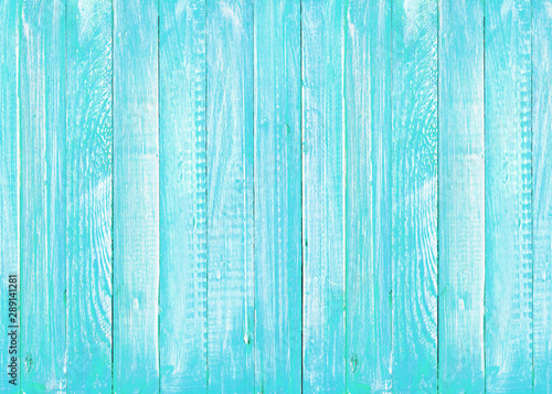 colorful wooden painted background, Christmas background. blue green tone
