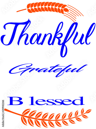 Thankful Grateful Blessed- Thankful Grateful Blessed Tee 