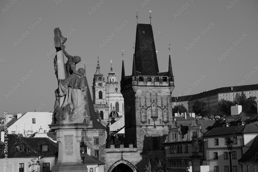 Historical buildings in Prague