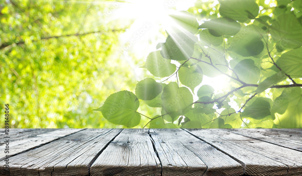 Empty old wooden table background Empty old wooden table background