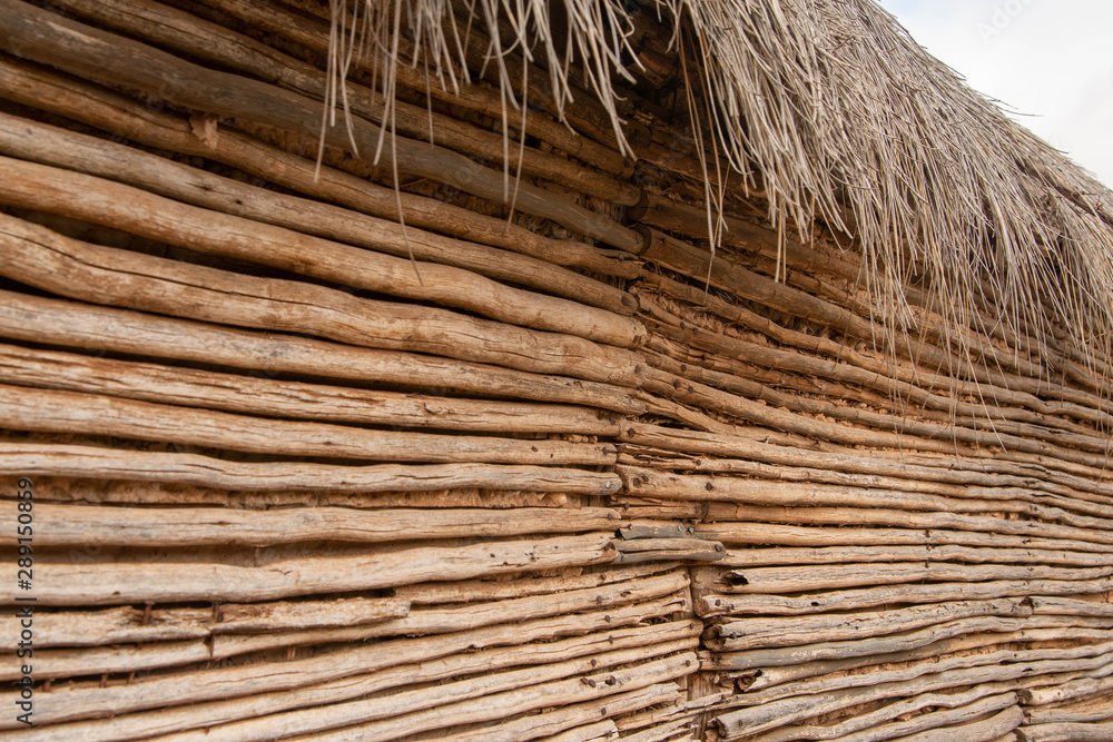 Fototapeta premium Old house made out of wood