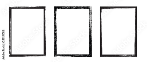 Grunge frame - stock vector.