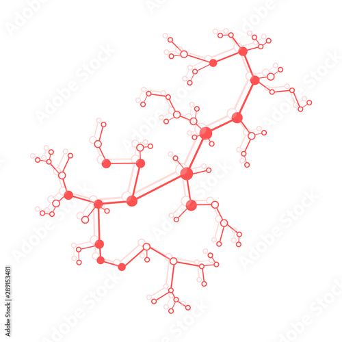 Structure of molecule and communication.