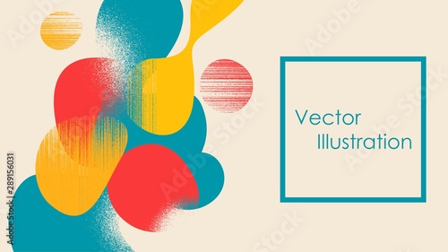 Abstract background with grunge blots of paint, modern background