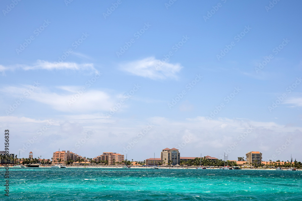 The high rise section of Aruba