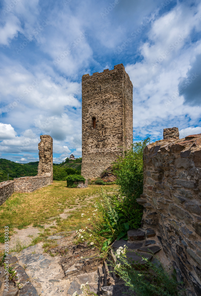 Castle ruins of Niederburg Kobern, Germany