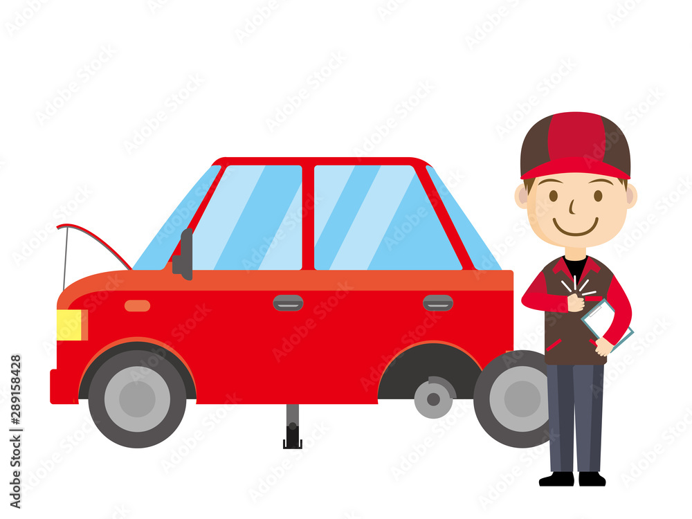 車と整備士のイラスト 男性 作業服 点検 整備 タイヤ交換のイメージ 自動車 Stock Vector Adobe Stock 車と整備士のイラスト 男性 作業服 点検 整備 タイヤ交換のイメージ 自動車 Stock Vector Adobe Stock