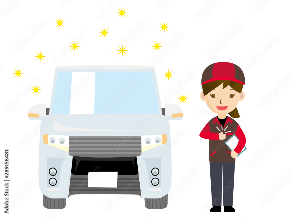 車と整備士のイラスト 女性 作業服 点検 整備 洗車のイメージ ミニバン ファミリーカー Vector De Stock Adobe Stock 車と整備士のイラスト 女性 作業服 点検 整備 洗車のイメージ ミニバン ファミリーカー Vector De Stock Adobe Stock