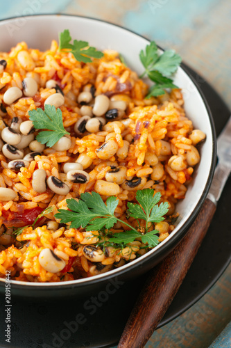 Mexican Rice with Black-eyed Peas