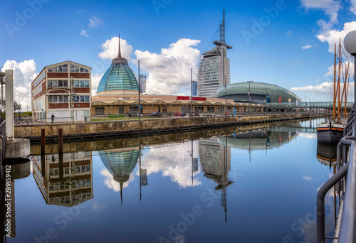 Panorama Havenwelten Bremerhaven mit Klimahaus photo