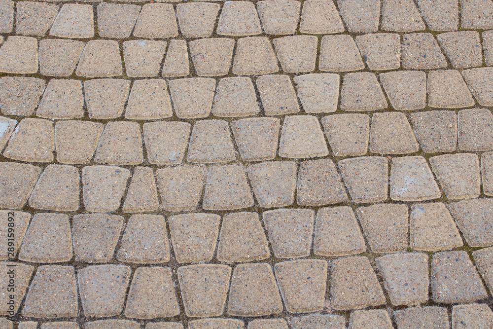 Old paving stones. Close-up. Top view. Background. Texture. Old paving stones. Close-up. Top view. Background. Texture.