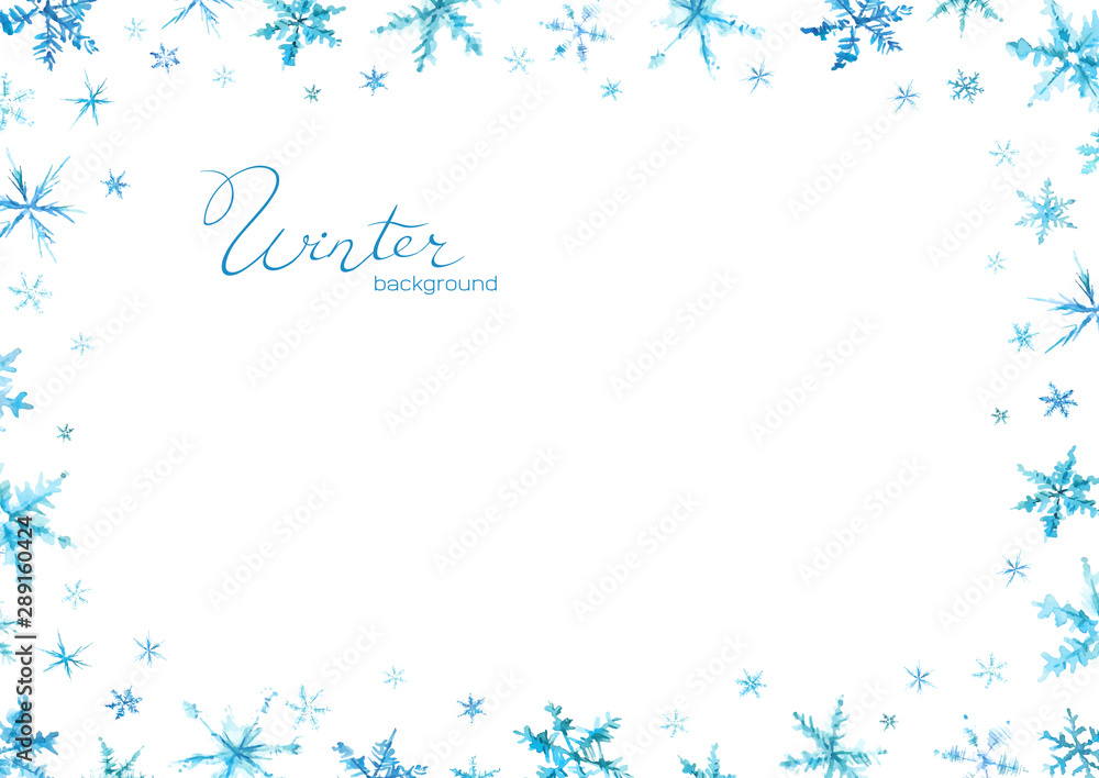 Christmas Poster - Illustration. Vector illustration of winter Background Christmas Poster - Illustration. Vector illustration of winter Background