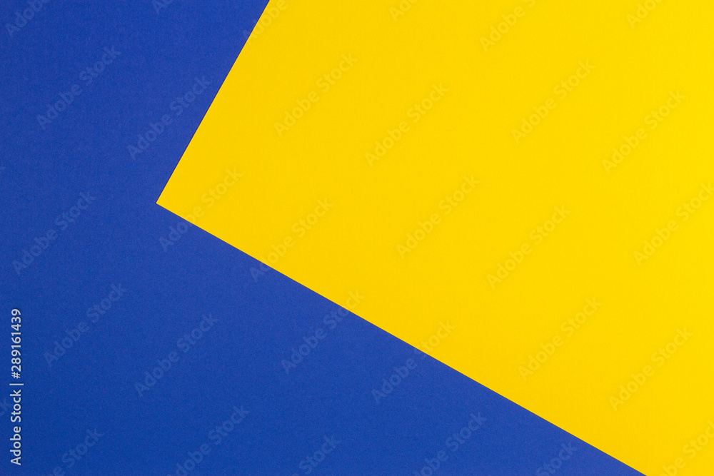 Abstract colored paper blue yellow background Abstract colored paper blue yellow background
