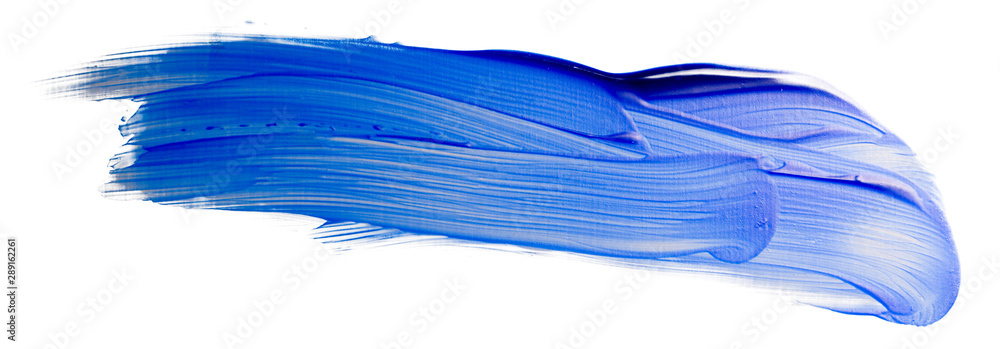 spot of paint on a white background element. blue acrylic spot spot of paint on a white background element. blue acrylic spot