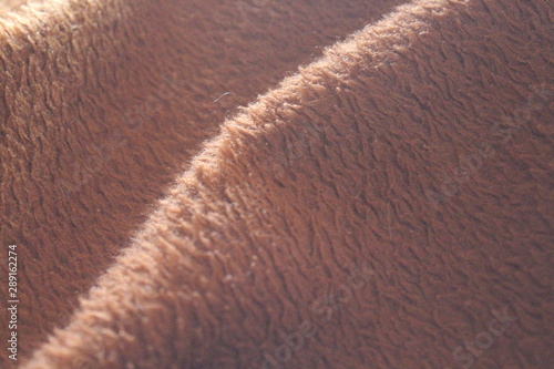 braune Wolldecke Oberfläche
