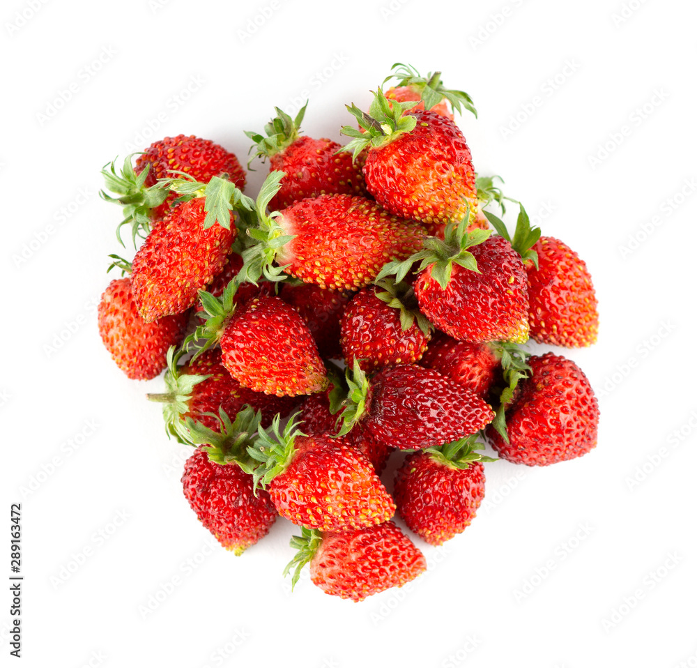 Wild strawberry isolated on white Wild strawberry isolated on white