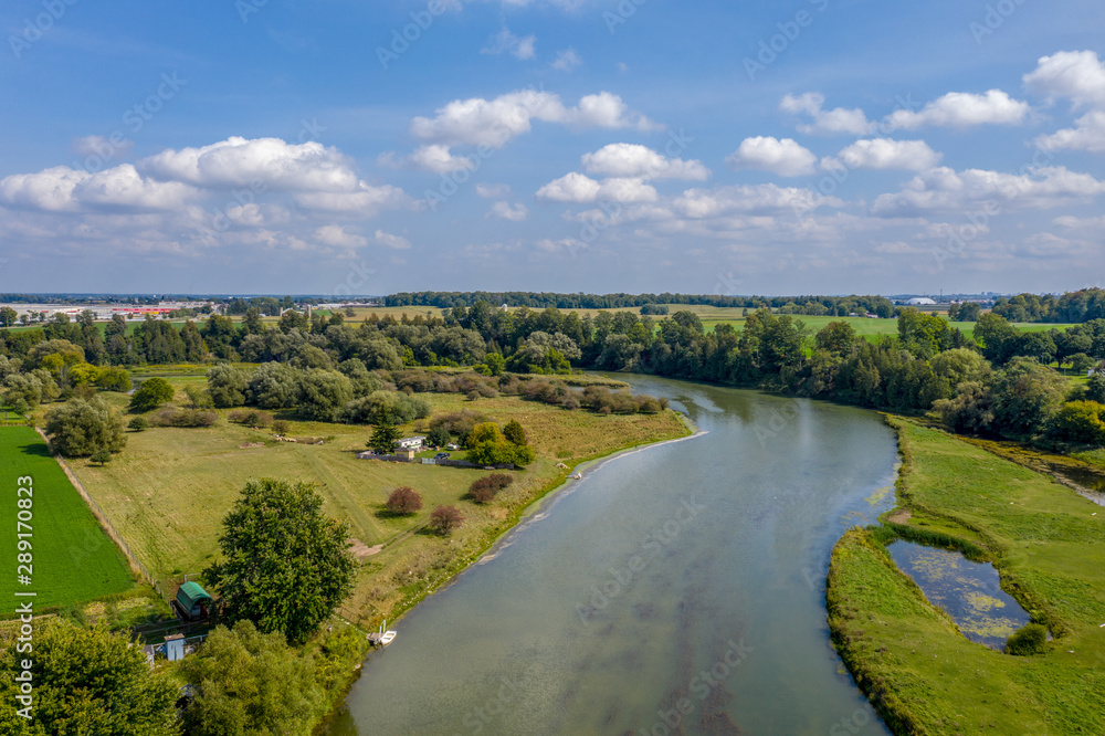 Drone Shot - River Countryside Waterloo Ontario